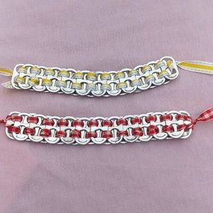 4/$15 💗 Bundle of 2 Recycled Handmade Bracelets